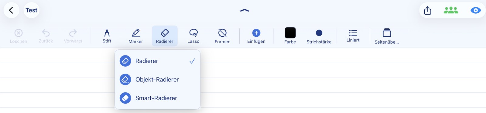 Lasso-Auswahl